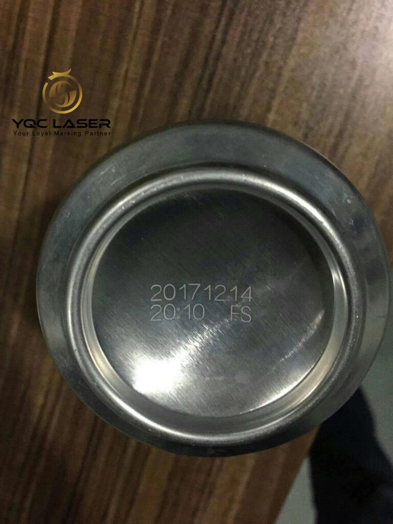 aluminium cans date laser marking printer